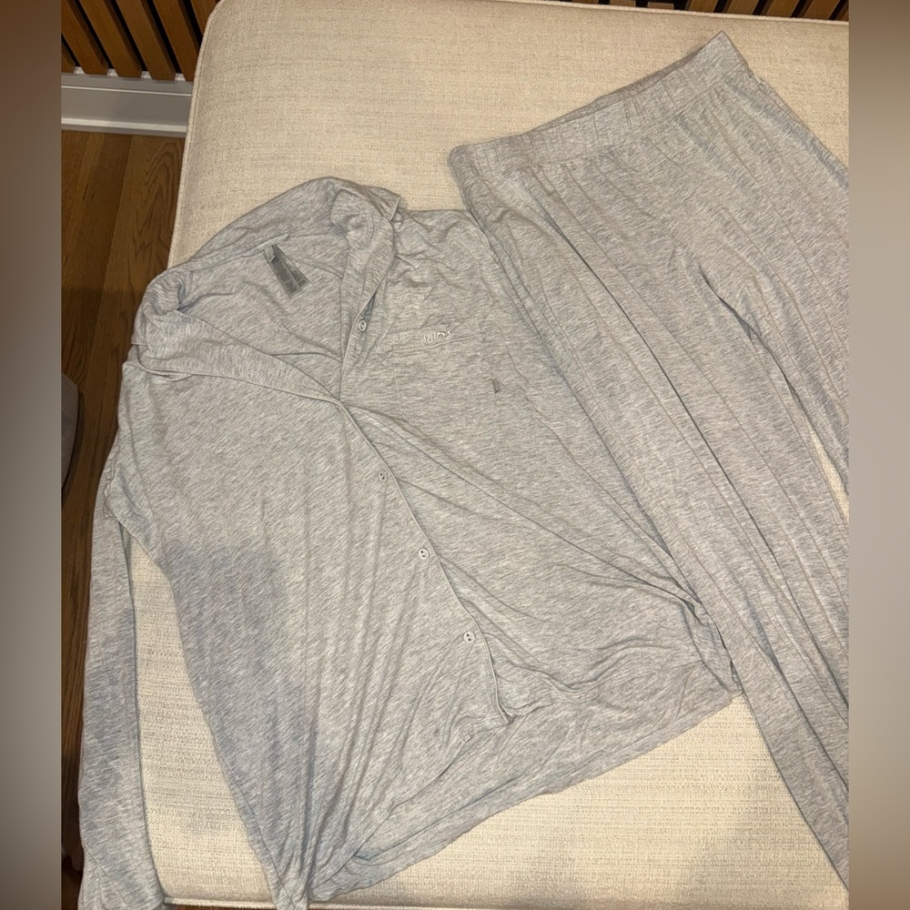 NEW! SKIMS Sleep Long Pajamas | Medium - Picture 2 of 4